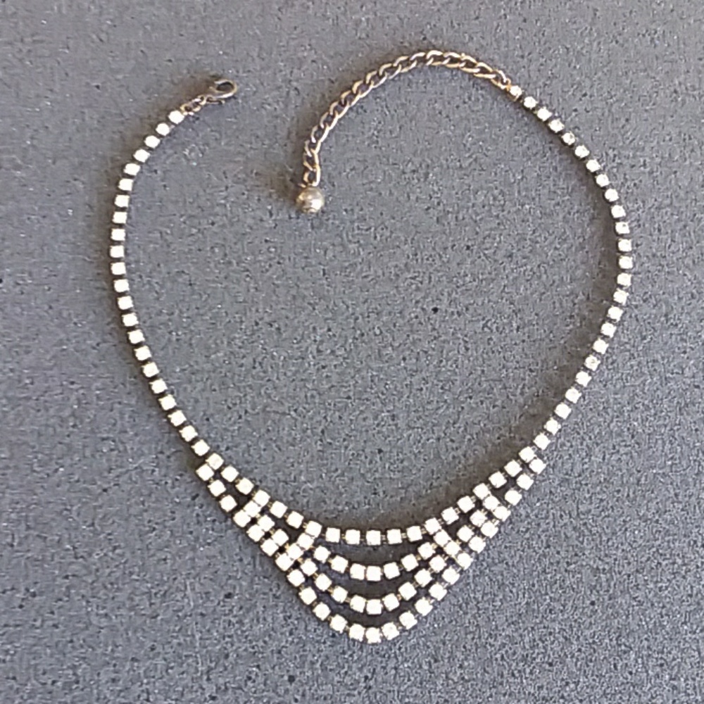 Rhinestone necklace